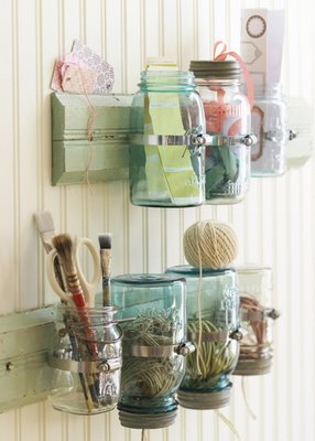 Craft Ideas on Mason Jar Craft Storage     Epheriell Designsepheriell Designs