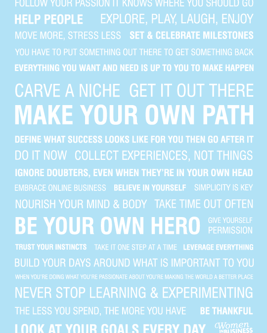 ~ Monday Inspiration ~ A Manifesto for Women in Business