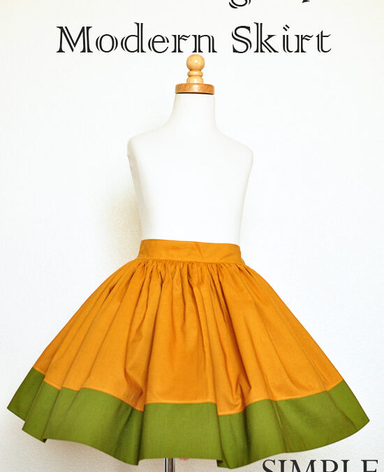 Today I Like… {16/12/11}… A Simple Gathered Skirt Tutorial