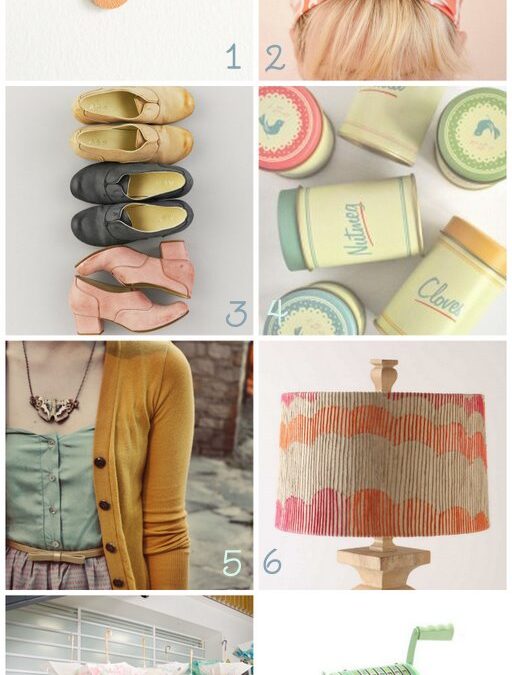 Today I Like… {22/2/12} Pastels – Pink, Seafoam and Peach.