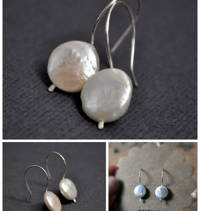 Weekly Special ~ Coin Pearl Earrings