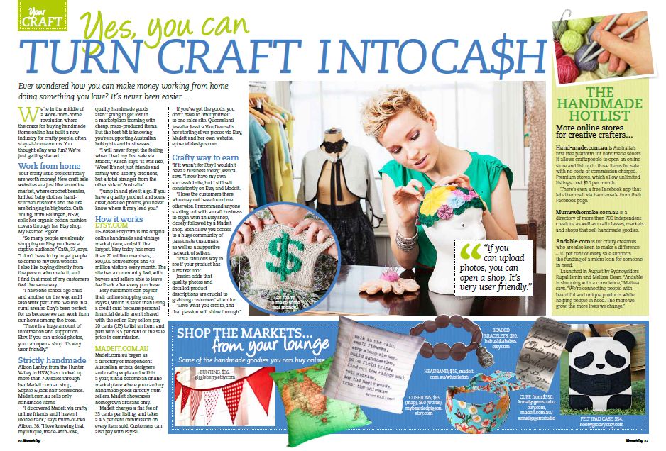 craft into cash feature in womens day