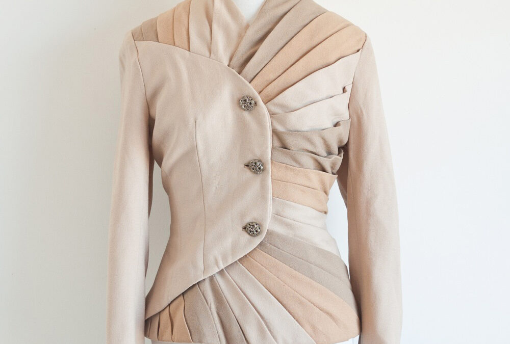 Today I Like… Pleated Fawn Jacket from Bess Georgette