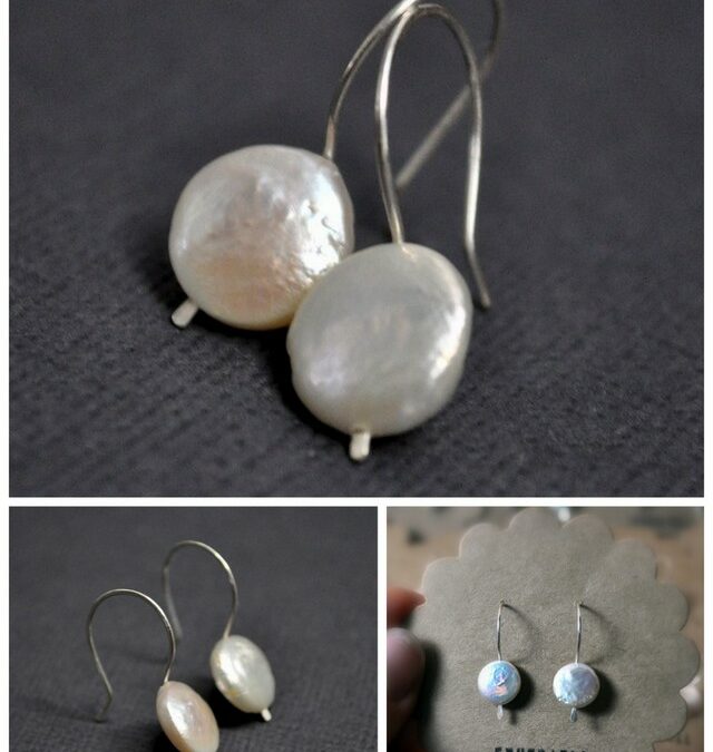 Weekly Special ~ Coin Pearl Earrings