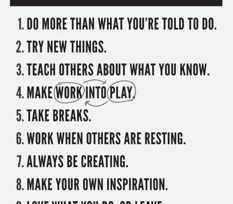 The Rules of a Creator’s Life
