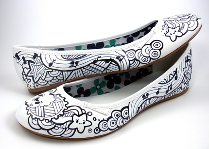 Painted Shoes – Acrylicana