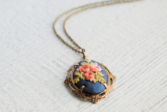 Something Old and Something New ~ Gorgeous Hand-Embroidered Jewellery ...