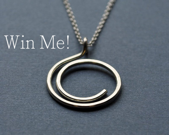 July 2012 Giveaway ~ Win a Half-Spiral Necklace